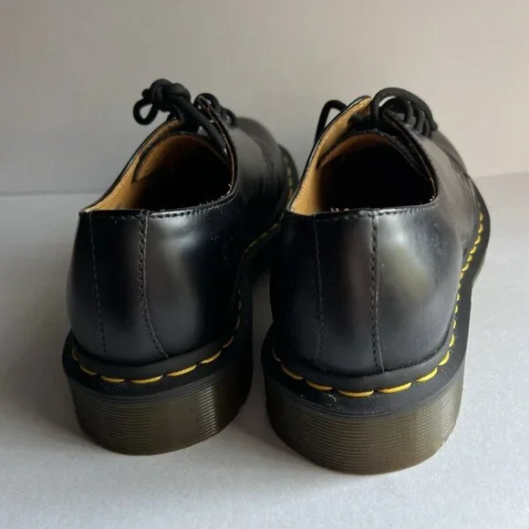 Dr. Martens Docs Womens Sz US 7 Black Smooth Leather Oxfords Shoes - Picture 6 of 16